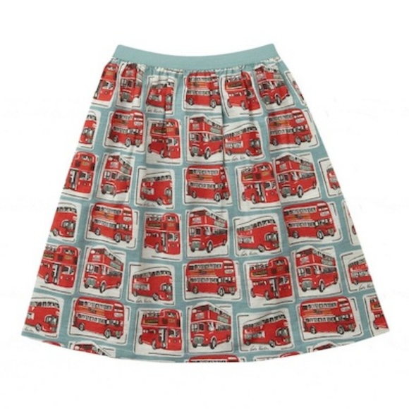 Cath Kidston Dresses & Skirts - Cath Kidston London Bus jacquard skirt Retro EUC